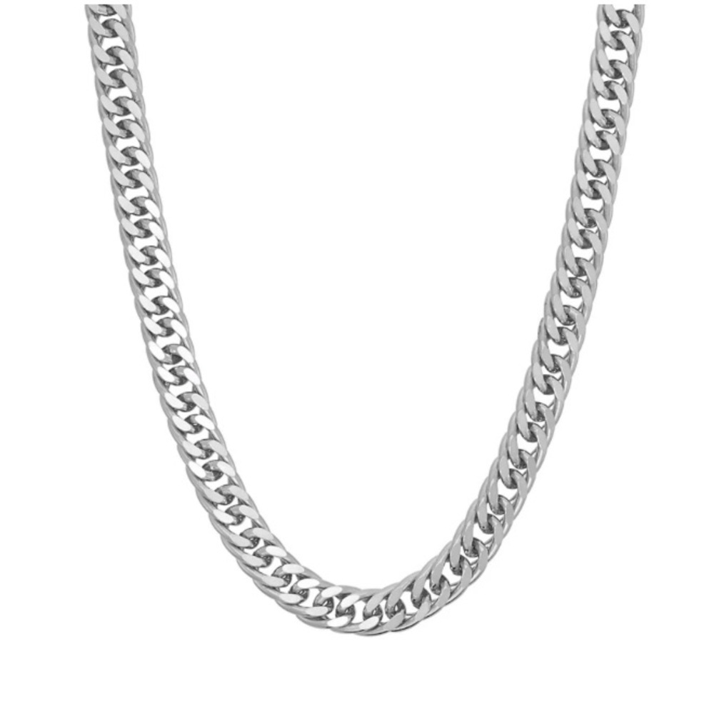 Sterling Silver Miami Cuban Curb Chain Necklace